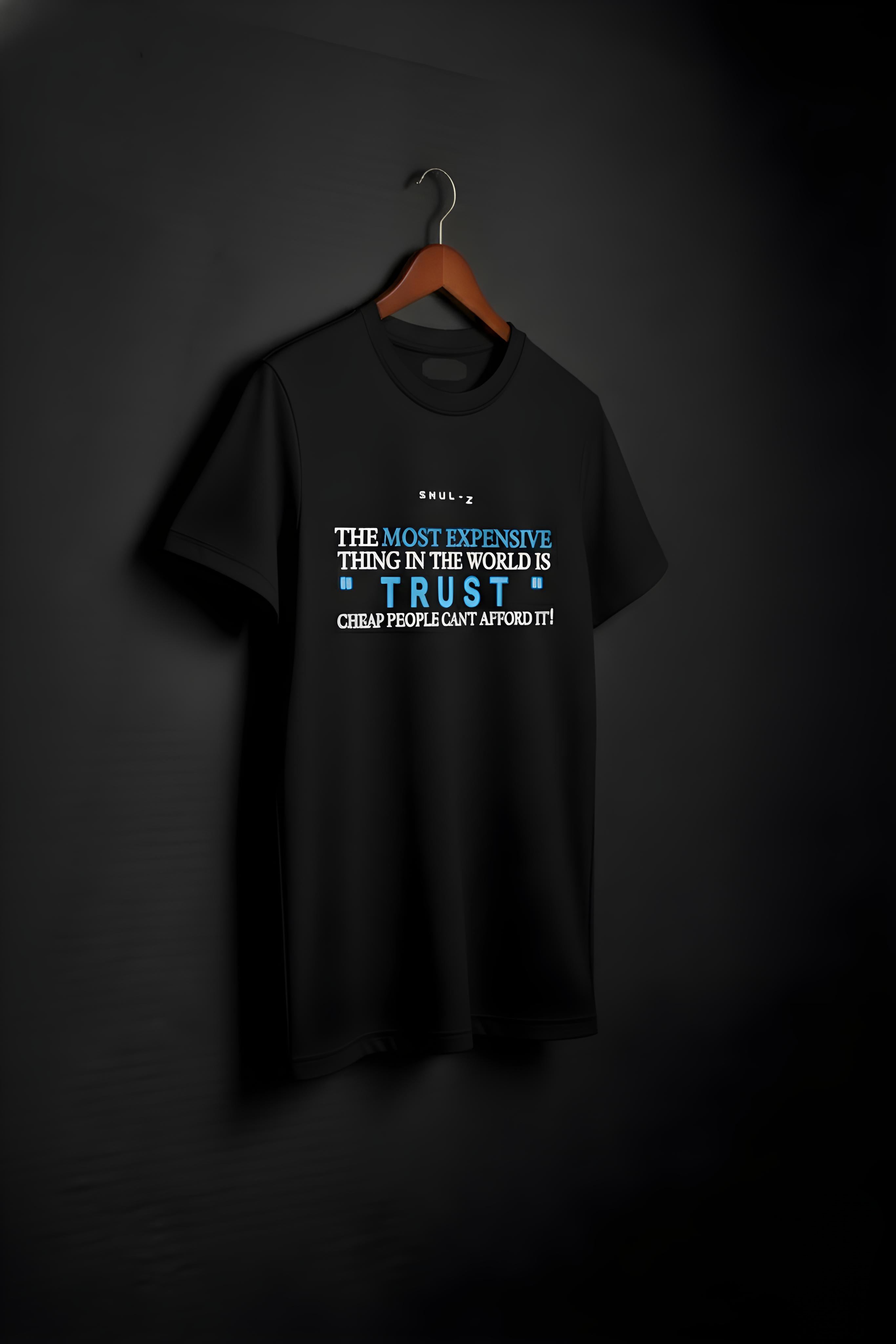 Shul-Z “Trust Is Expensive” Statement T-Shirt